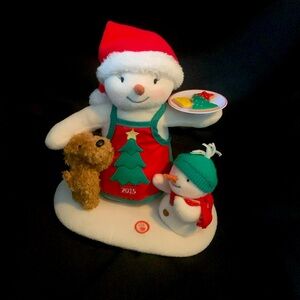 Holiday Hallmark Jingle Pals Animated Snowman Time For Cookies 2015